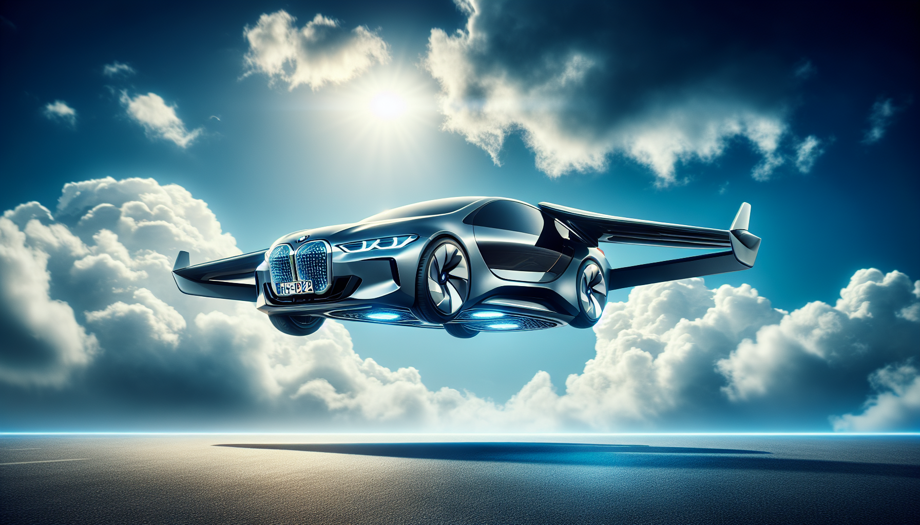 BMW lanza su primer auto volador: El futuro es ahora