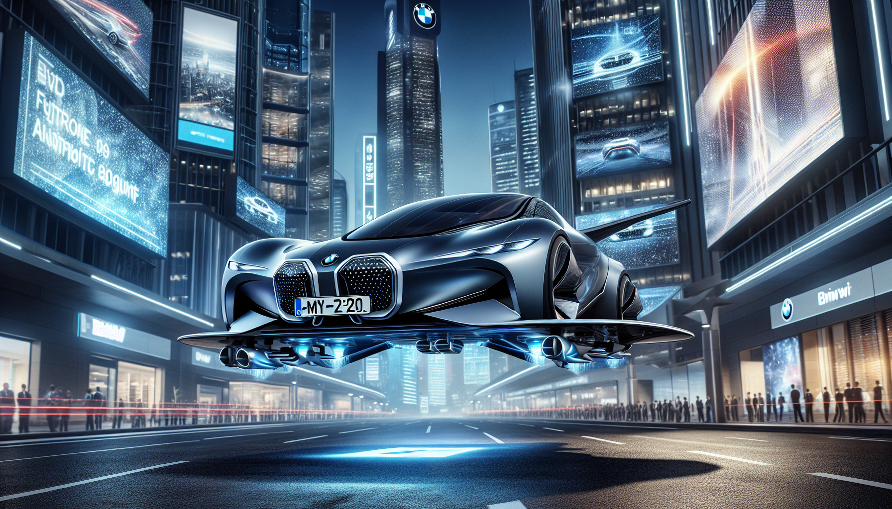 BMW lanza su primer auto volador: El futuro es ahora