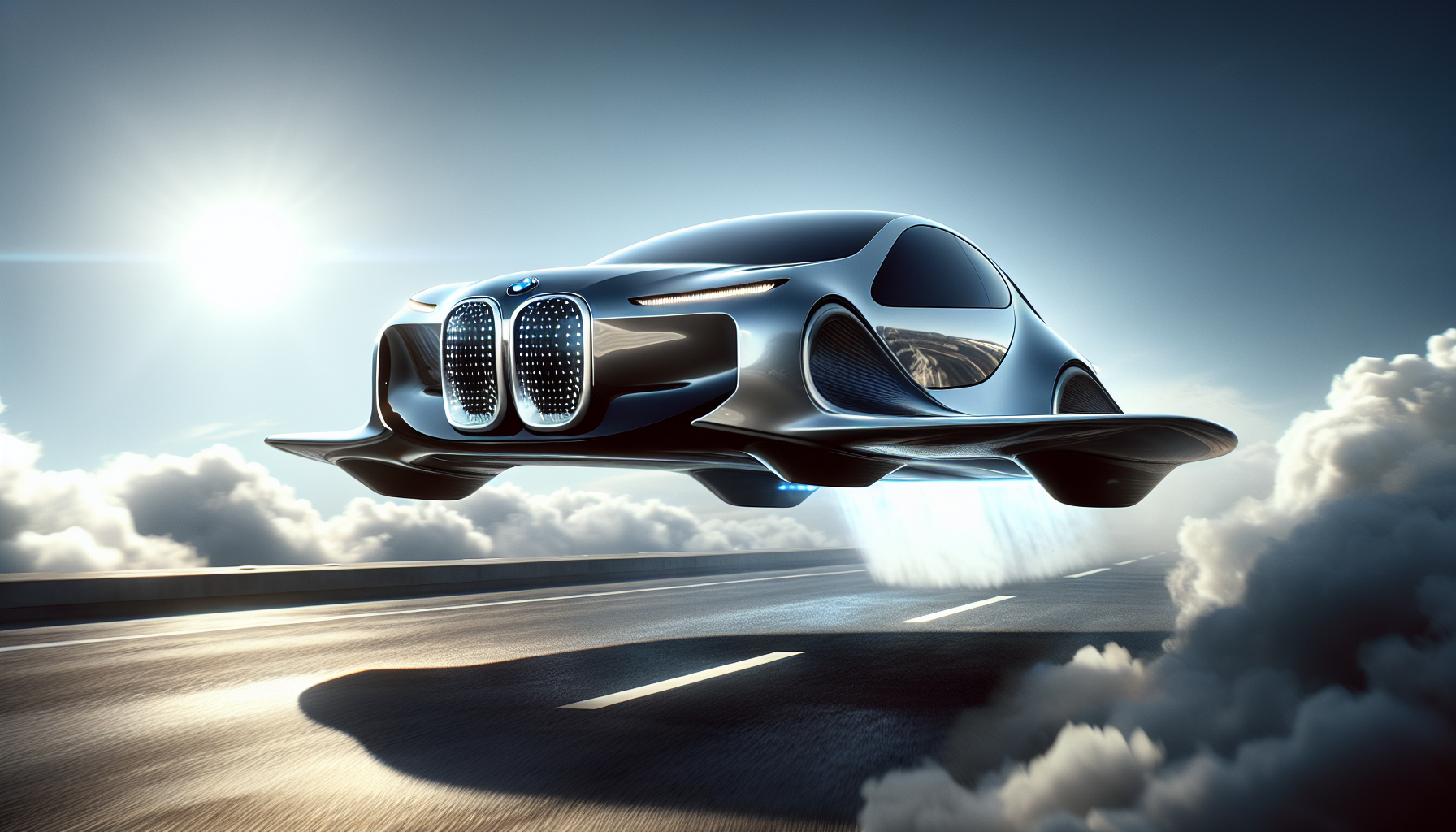 BMW lanza su primer auto volador: El futuro es ahora
