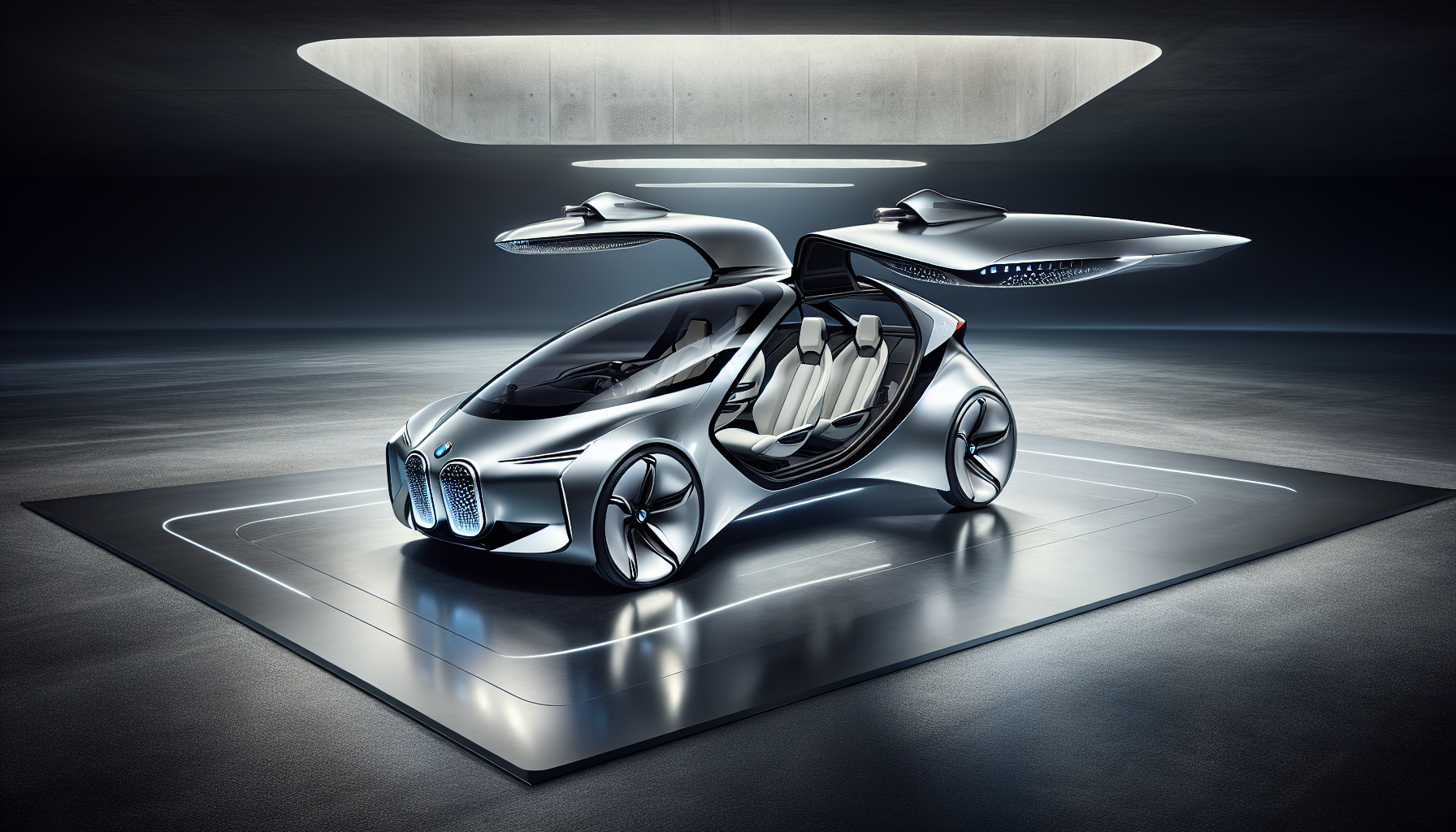 BMW lanza su primer auto volador completamente eléctrico