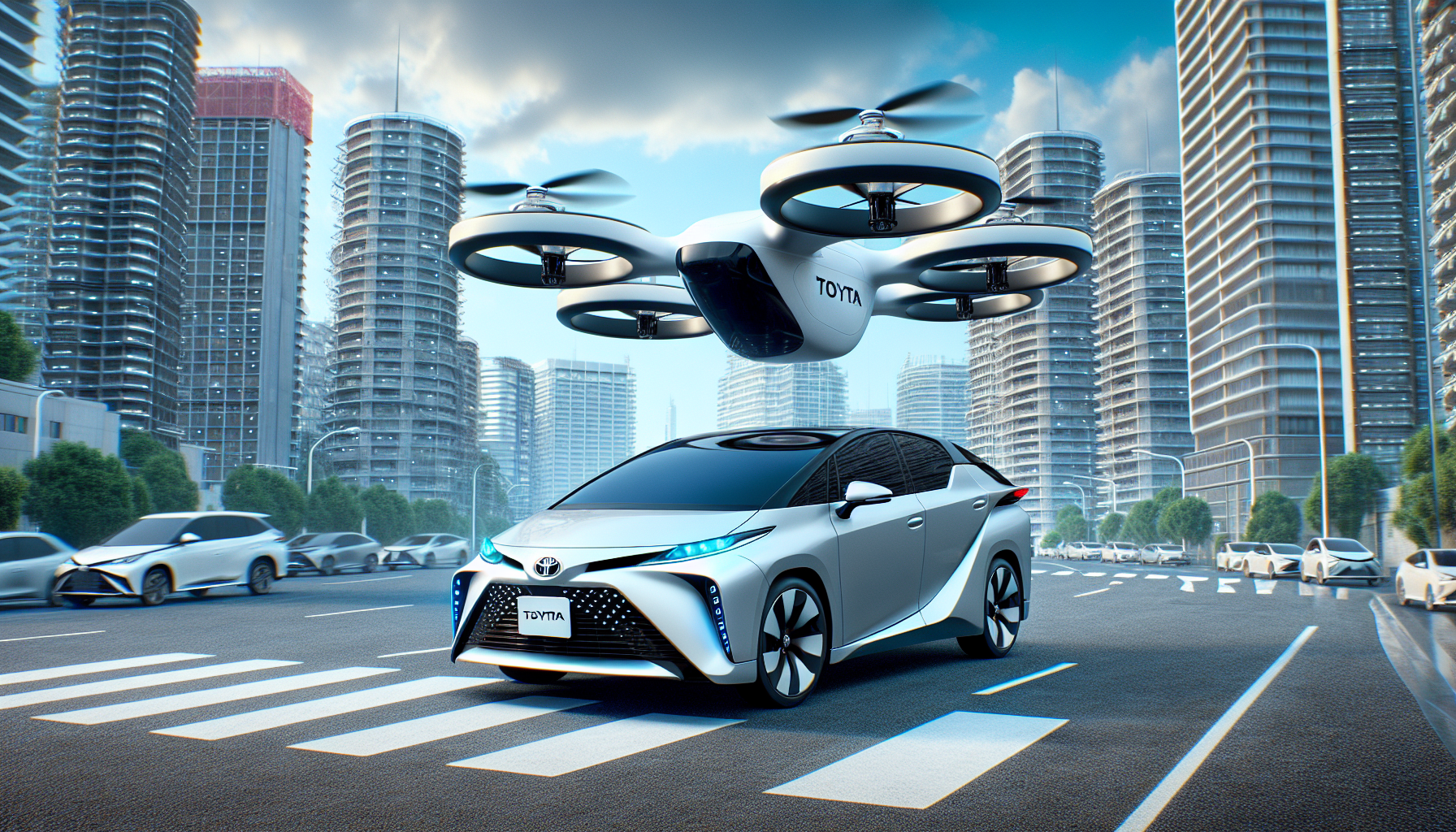 Toyota lanza su primer auto volador