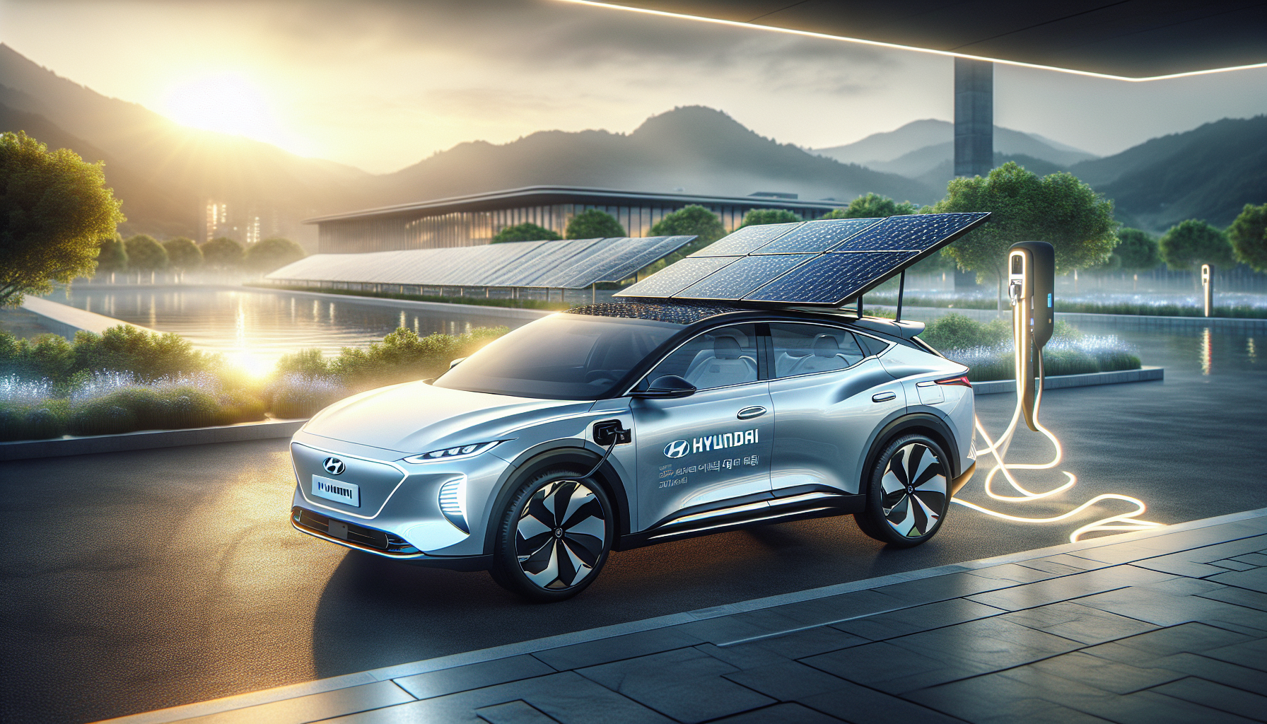 Hyundai presenta su revolucionario auto eléctrico con tecnología de carga solar