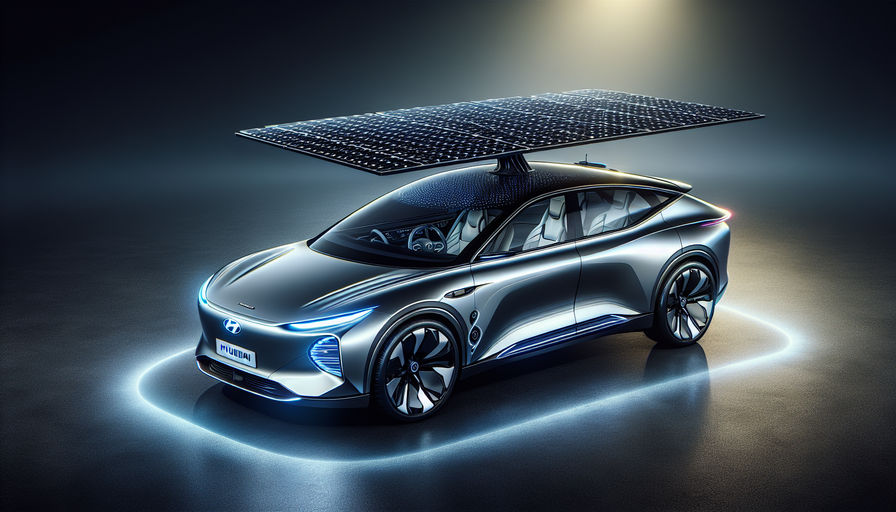 Hyundai presenta su revolucionario auto eléctrico con tecnología de carga solar