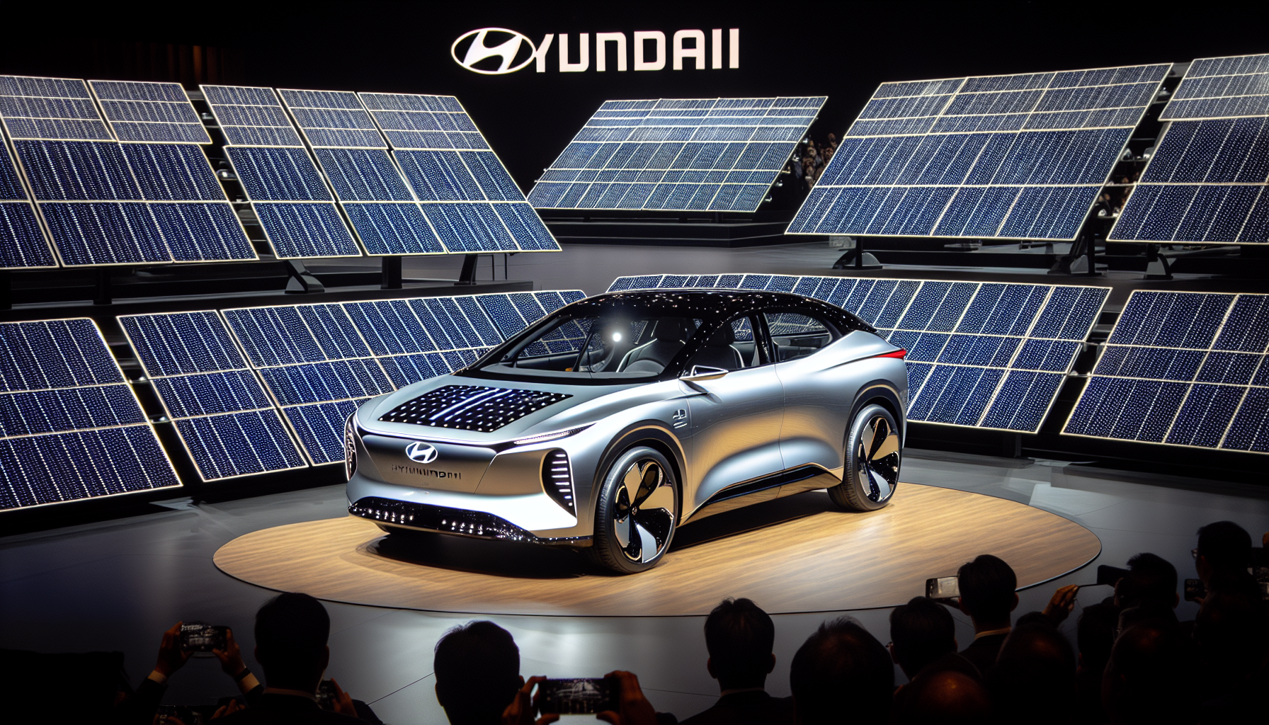 Hyundai presenta su revolucionario auto eléctrico con tecnología de carga solar