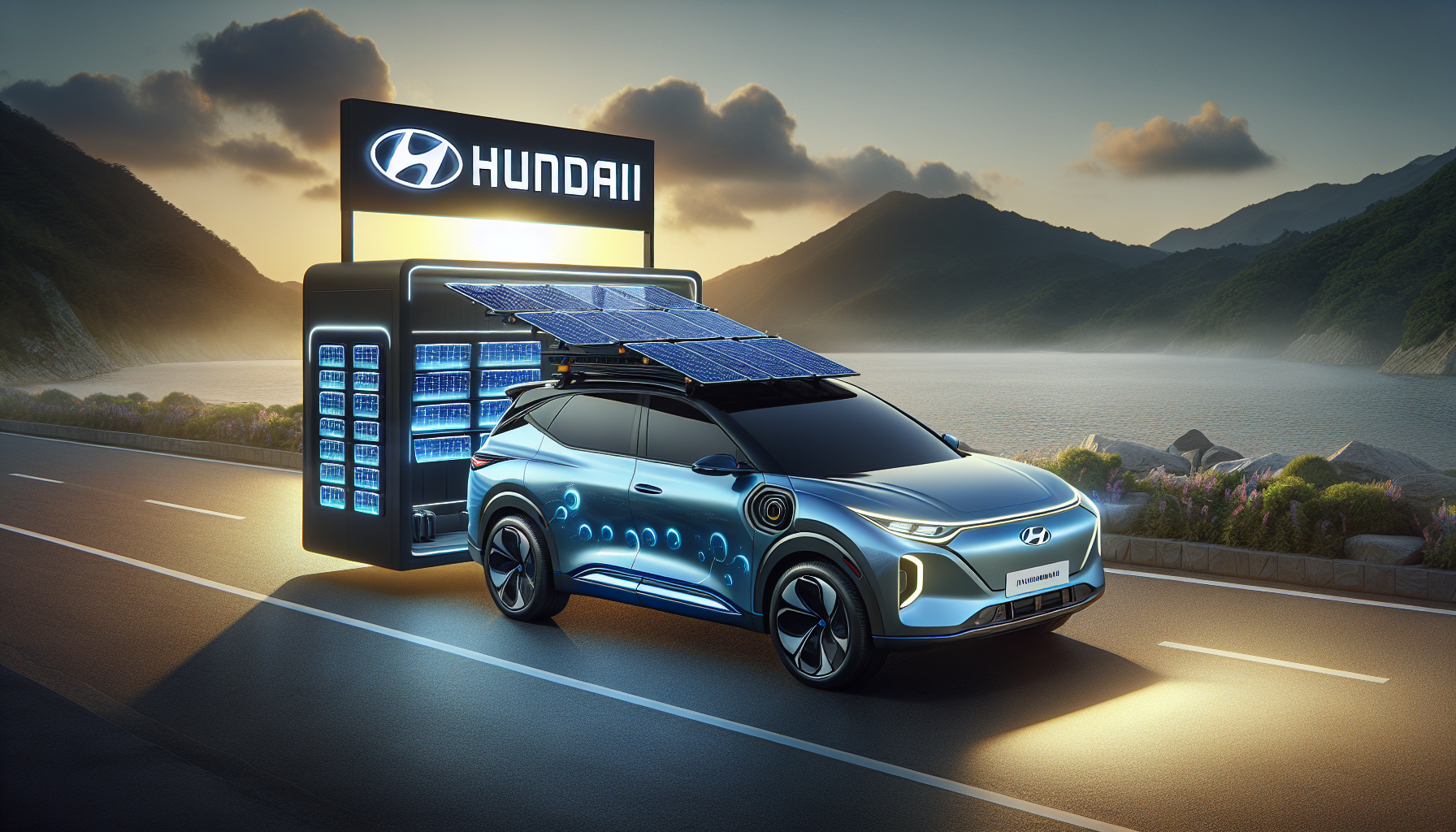 Hyundai presenta su revolucionario vehículo eléctrico con tecnología de carga solar