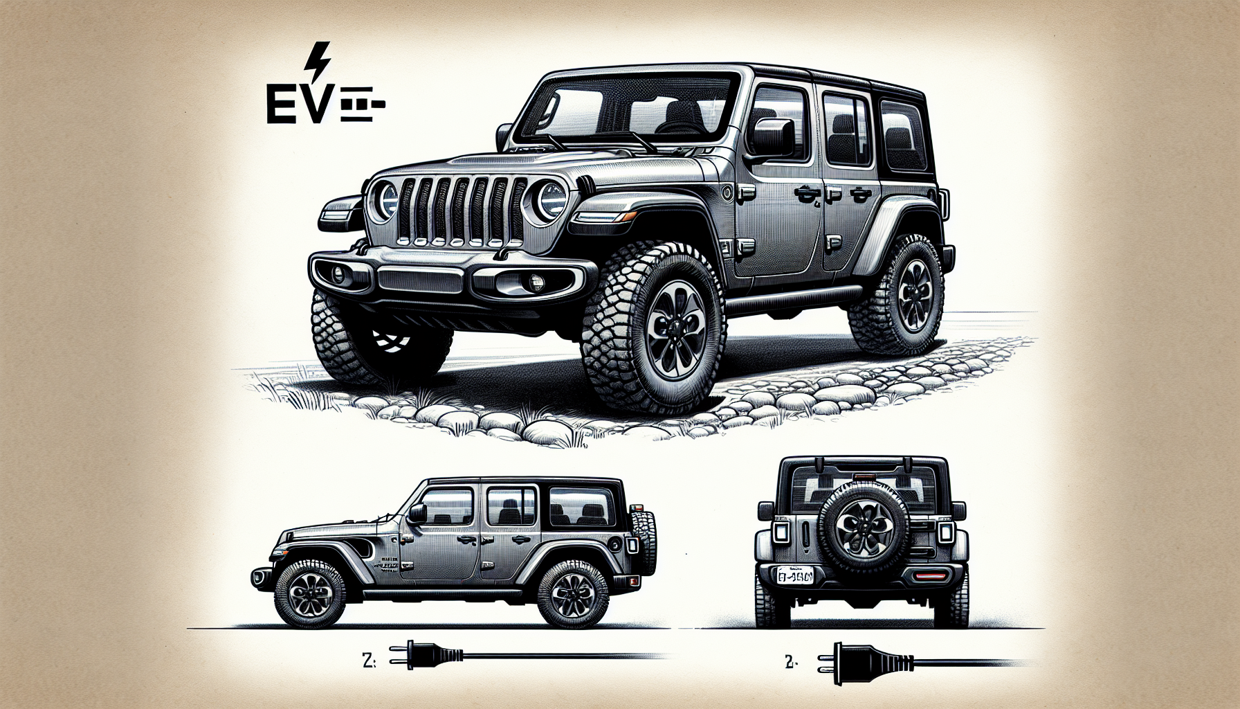 Jeep presenta su primer vehículo eléctrico: El nuevo Wrangler EV