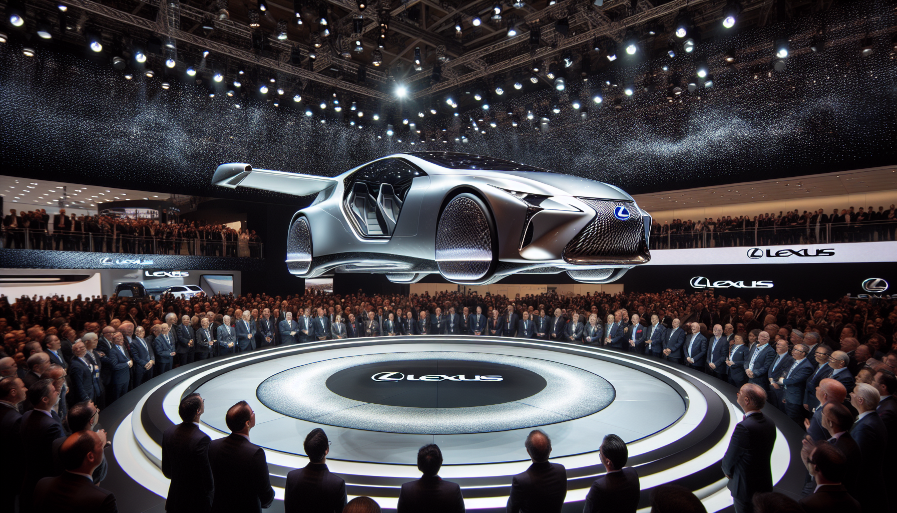  Lexus presenta su primer auto volador en el Salón del Automóvil de Ginebra 