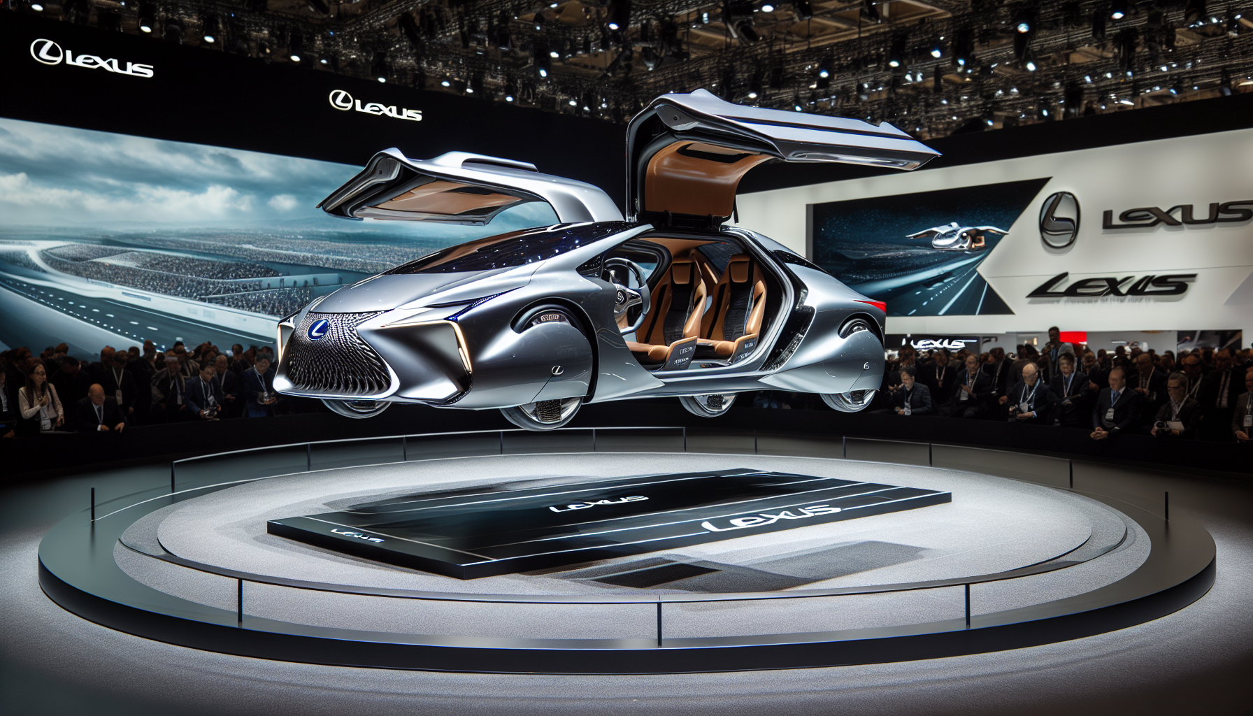  Lexus presenta su primer auto volador en el Salón del Automóvil de Ginebra 