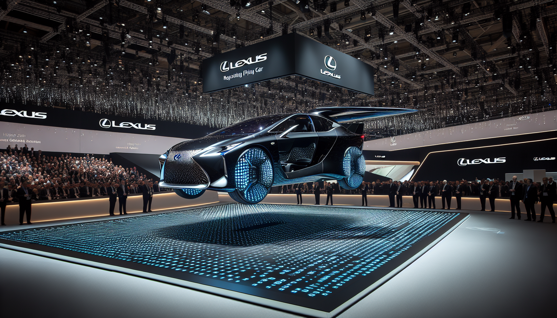  Lexus presenta su primer auto volador en el Salón del Automóvil de Ginebra 