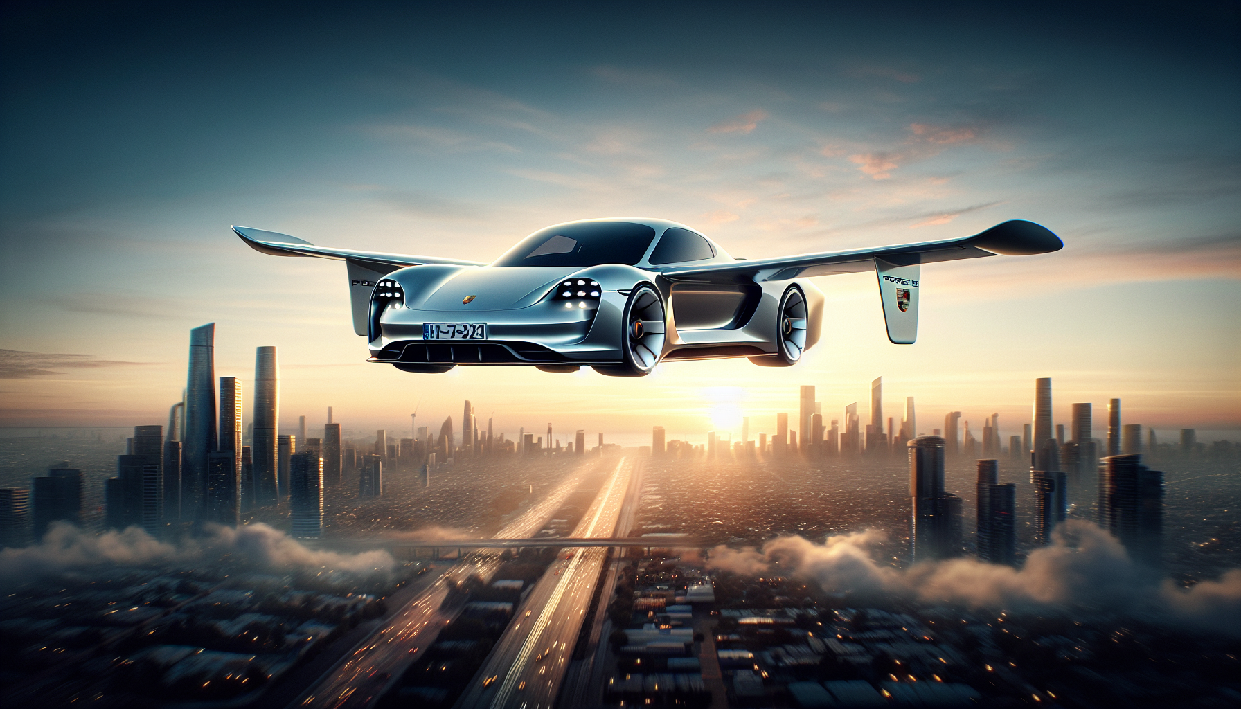  Porsche lanza su primer vehículo volador 