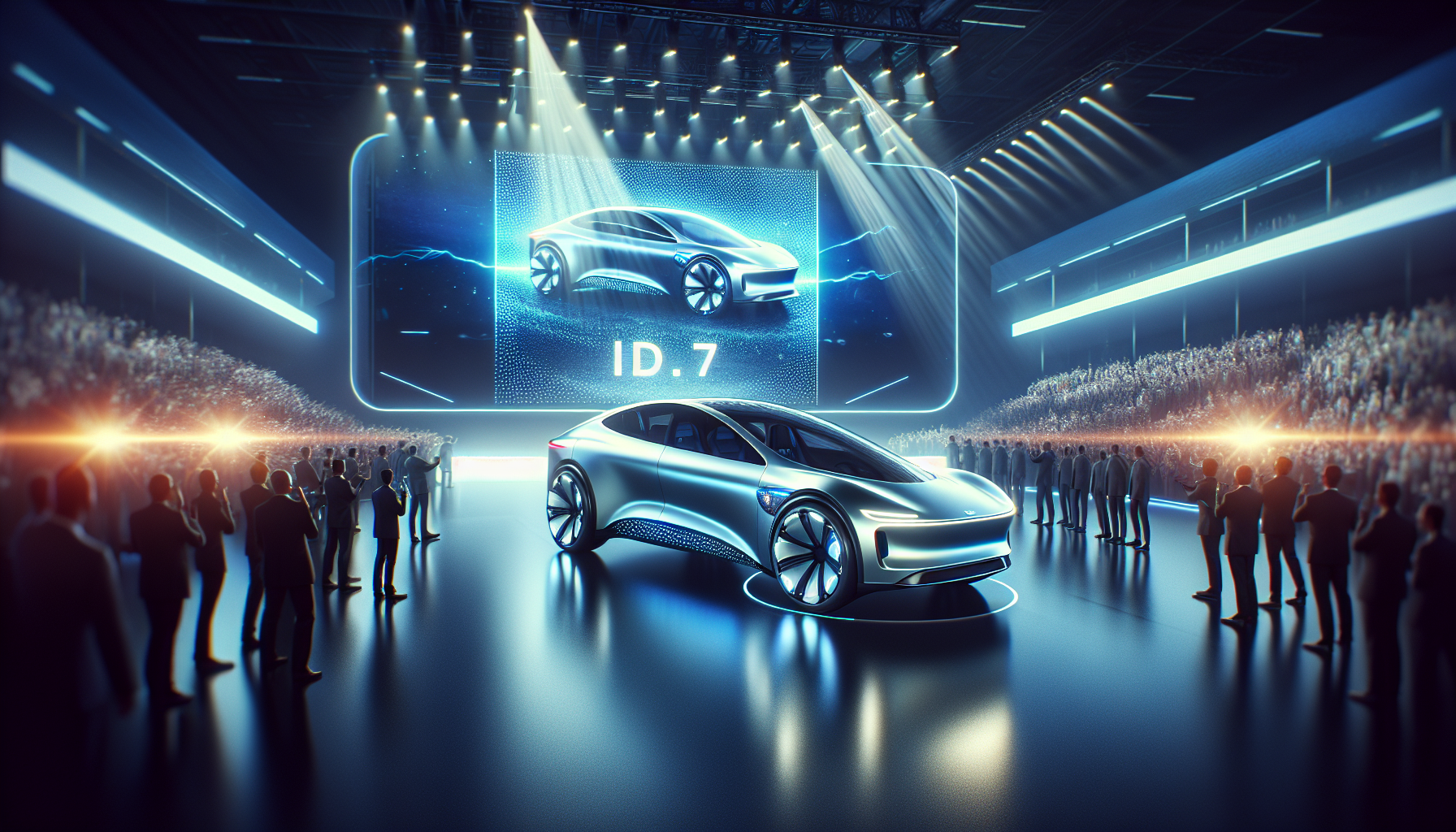  Volkswagen lanza su nuevo modelo eléctrico, el ID.7, revolucionando el mercado automotriz 
